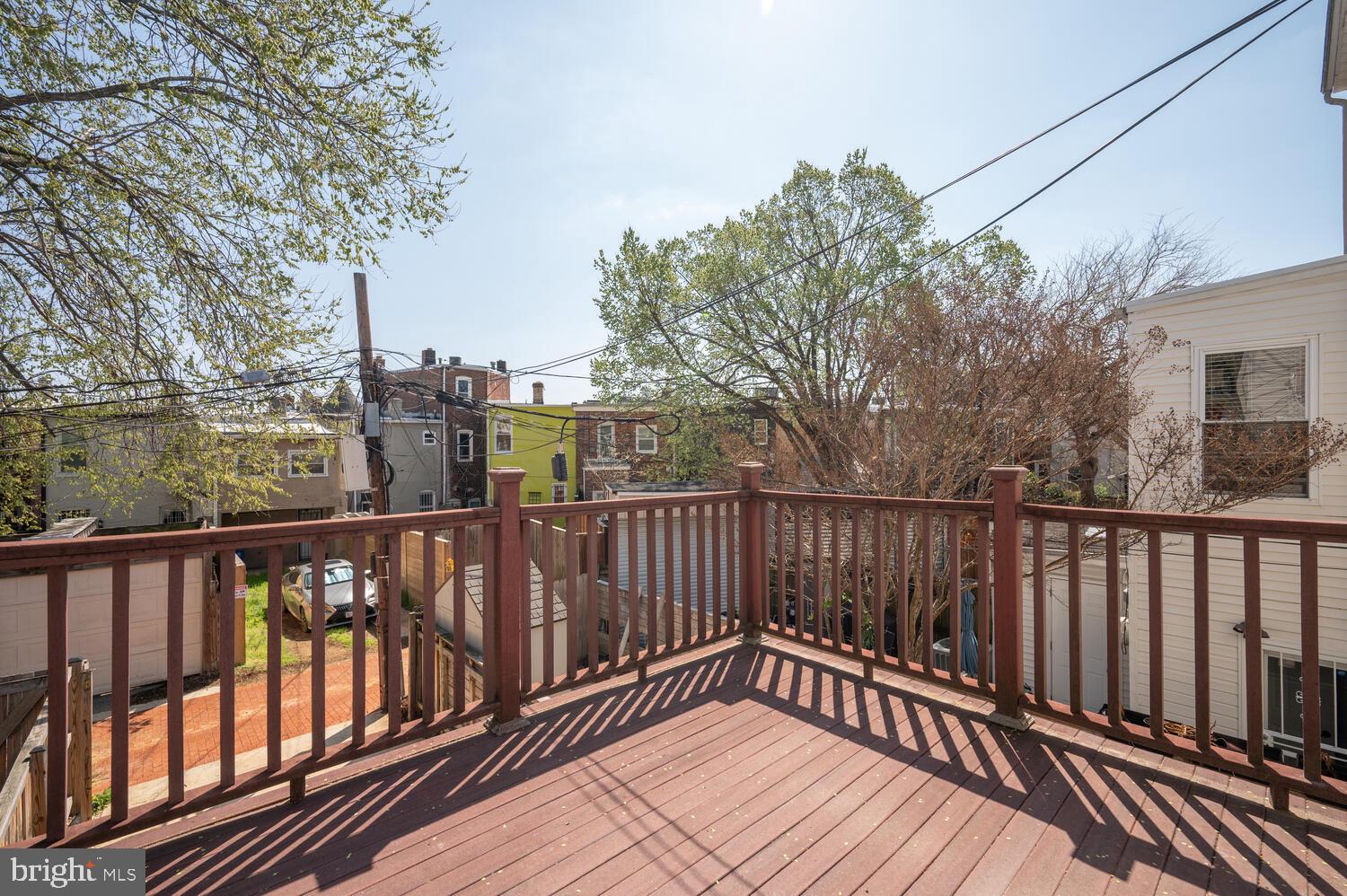 613 14th Place Northeast Washington, DC 20002 - Photo 24 of 31 a view of wooden deck