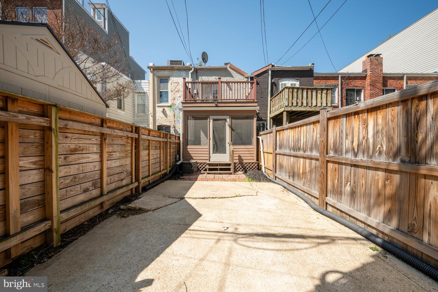 613 14th Place Northeast Washington, DC 20002 - Photo 29 of 31 a view of a house with wooden fence