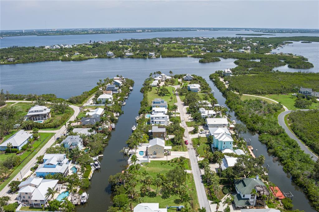 124 Burns Road Terra Ceia, FL 34250 - Photo 11 of 12 an aerial view of lake residential houses with outdoor space and ocean view