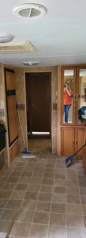 a view of water heater room