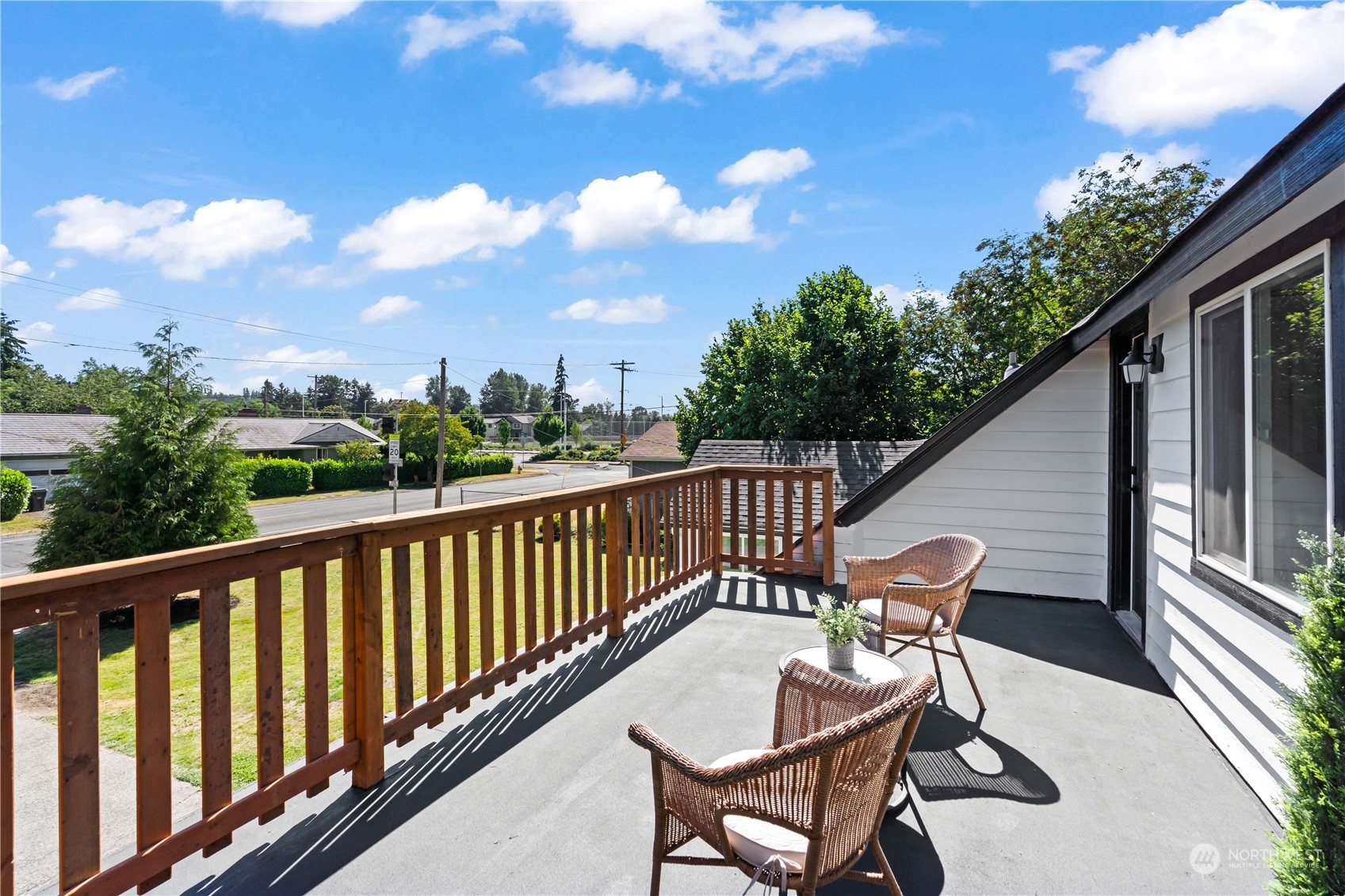1909 Gary Street Sumner, WA 98390 - Photo 21 of 39 a view of a chair and table in the balcony