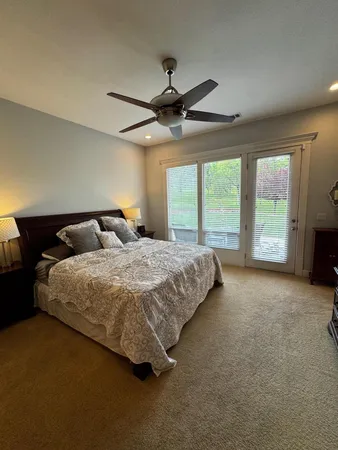 a backyard of a house