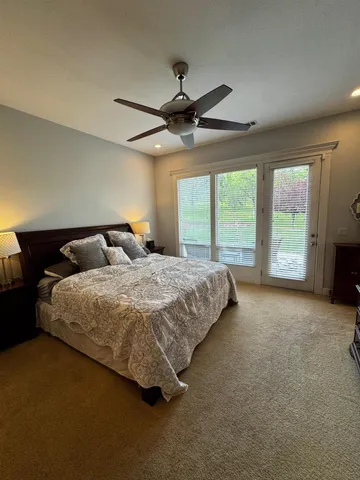 a backyard of a house