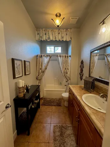 a view of a golf course with a lake