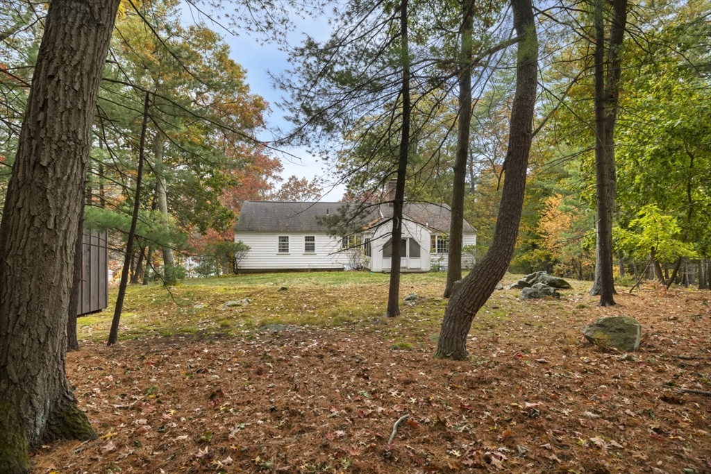 33 Wing Road Lynnfield, MA 01940 - Photo 23 of 29 a view of a yard with plants and trees