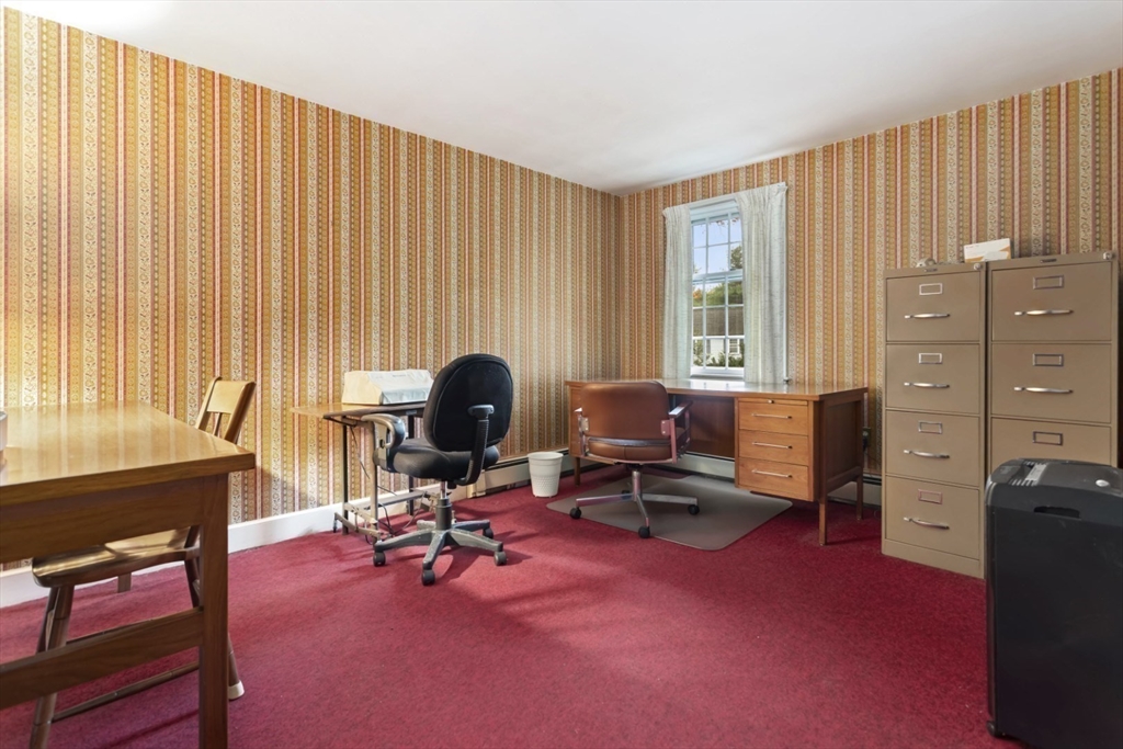 33 Wing Road Lynnfield, MA 01940 - Photo 7 of 29 a view of a workspace with furniture and a window