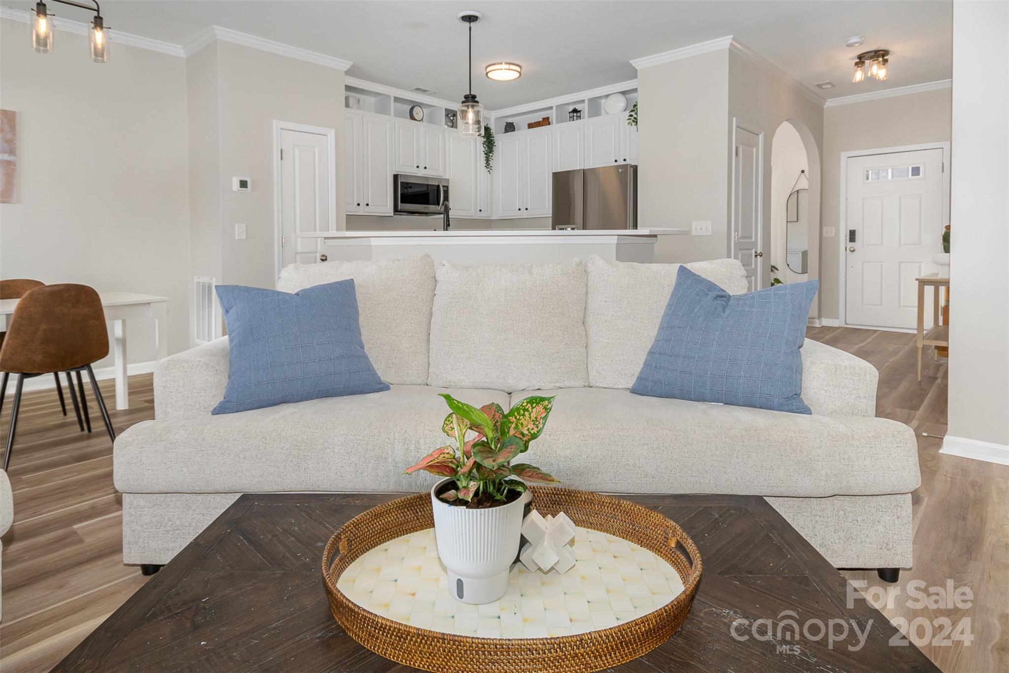 925 Copperstone Lane Fort Mill, SC 29708 - Photo 8 of 27 a living room with furniture and a dining table