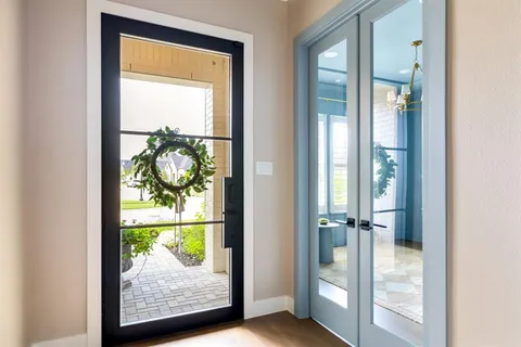 a view of a window of a room