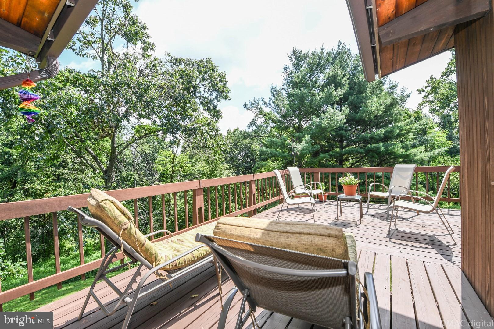 1708 Dahlgren Road Middletown, MD 21769 - Photo 34 of 60 a view of balcony with furniture and trees