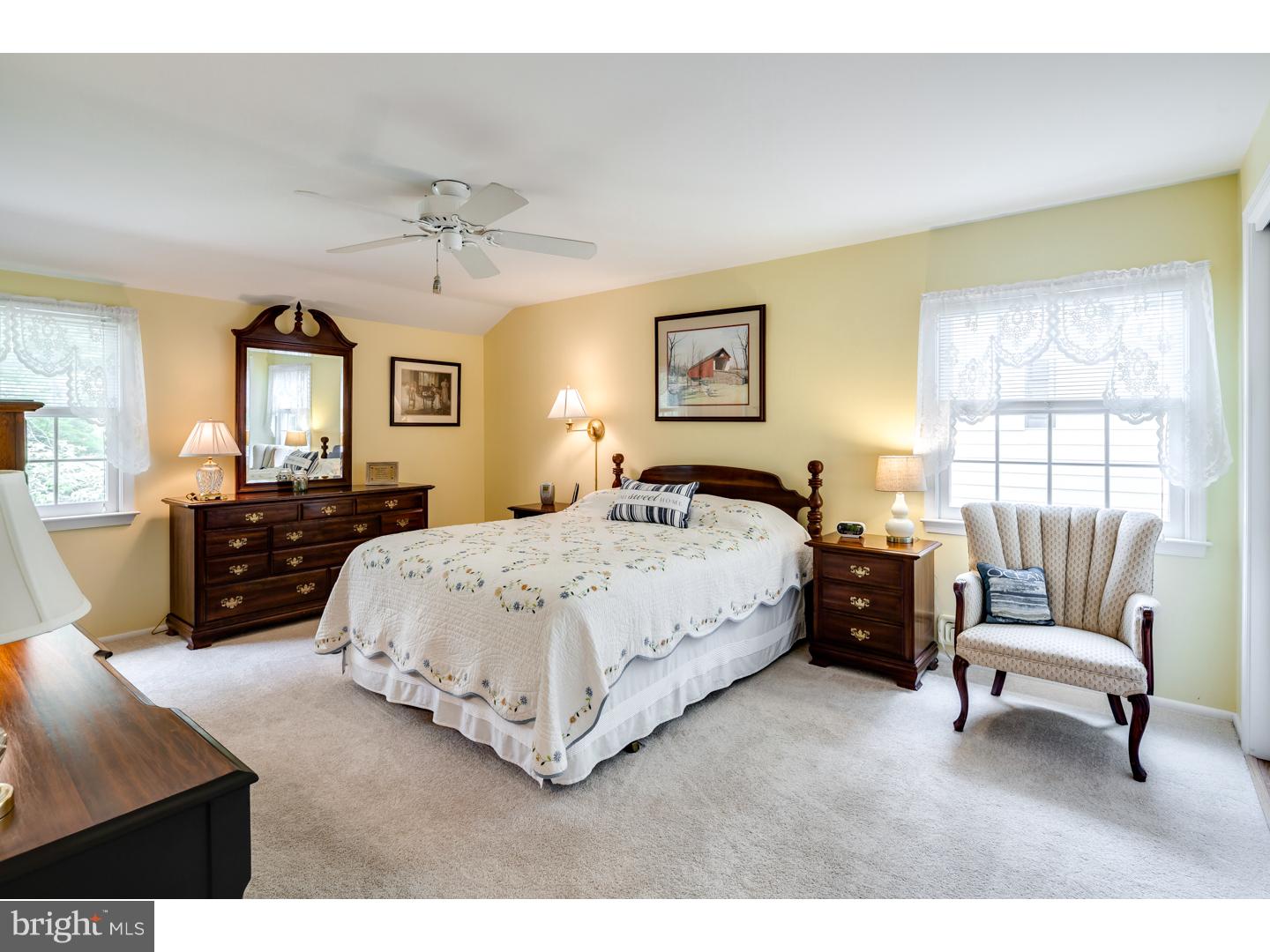 118 Fenwick Road Cherry Hill, NJ 08034 - Photo 14 of 24 a bedroom with a bed and a couch