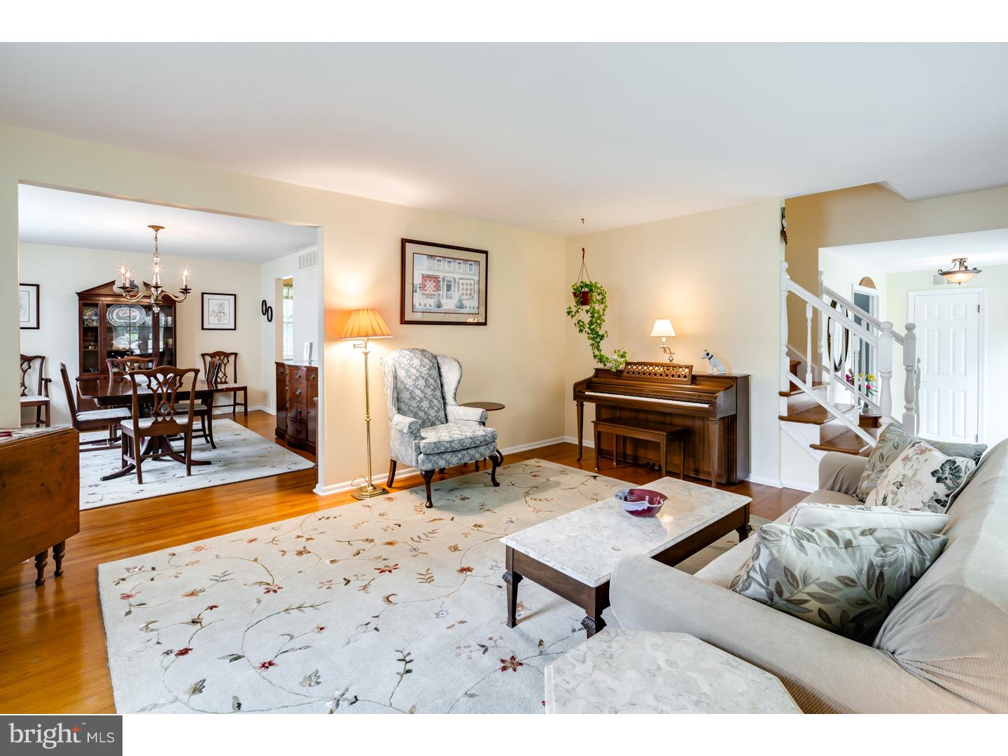 118 Fenwick Road Cherry Hill, NJ 08034 - Photo 5 of 24 a living room with furniture and wooden floor