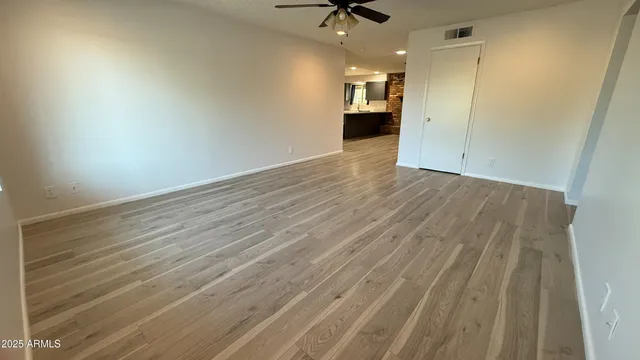 wooden floor in an empty room