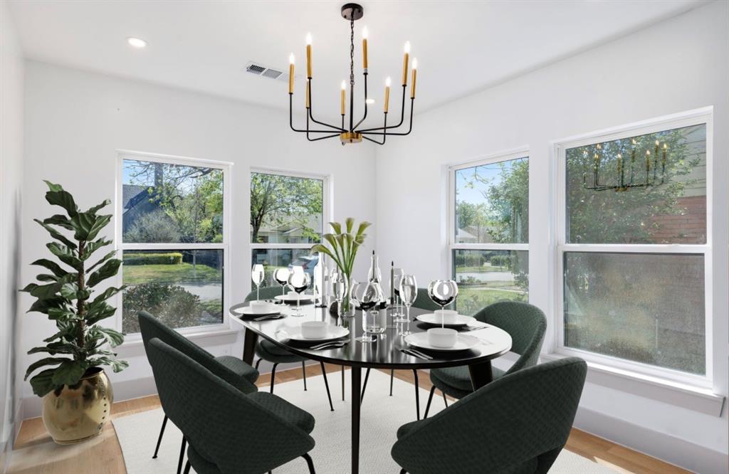 4927 Linnet Lane Dallas, TX 75209 - Photo 6 of 17 a view of a dining room with furniture window and outside view