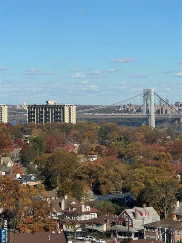 a view of city and ocean