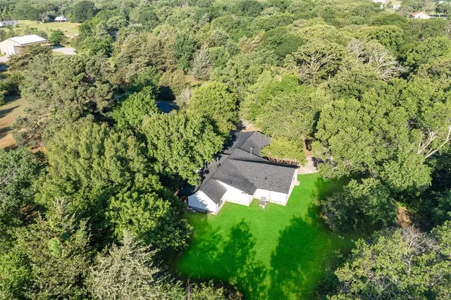 a view of a lake with a city