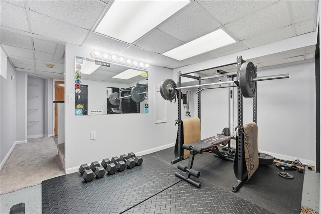 2386 Crestview Road Pittsburgh, PA 15216 - Photo 26 of 48 a view of a room with gym equipment