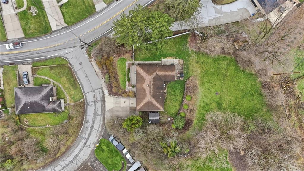 2386 Crestview Road Pittsburgh, PA 15216 - Photo 43 of 48 a aerial view of a house with a garden
