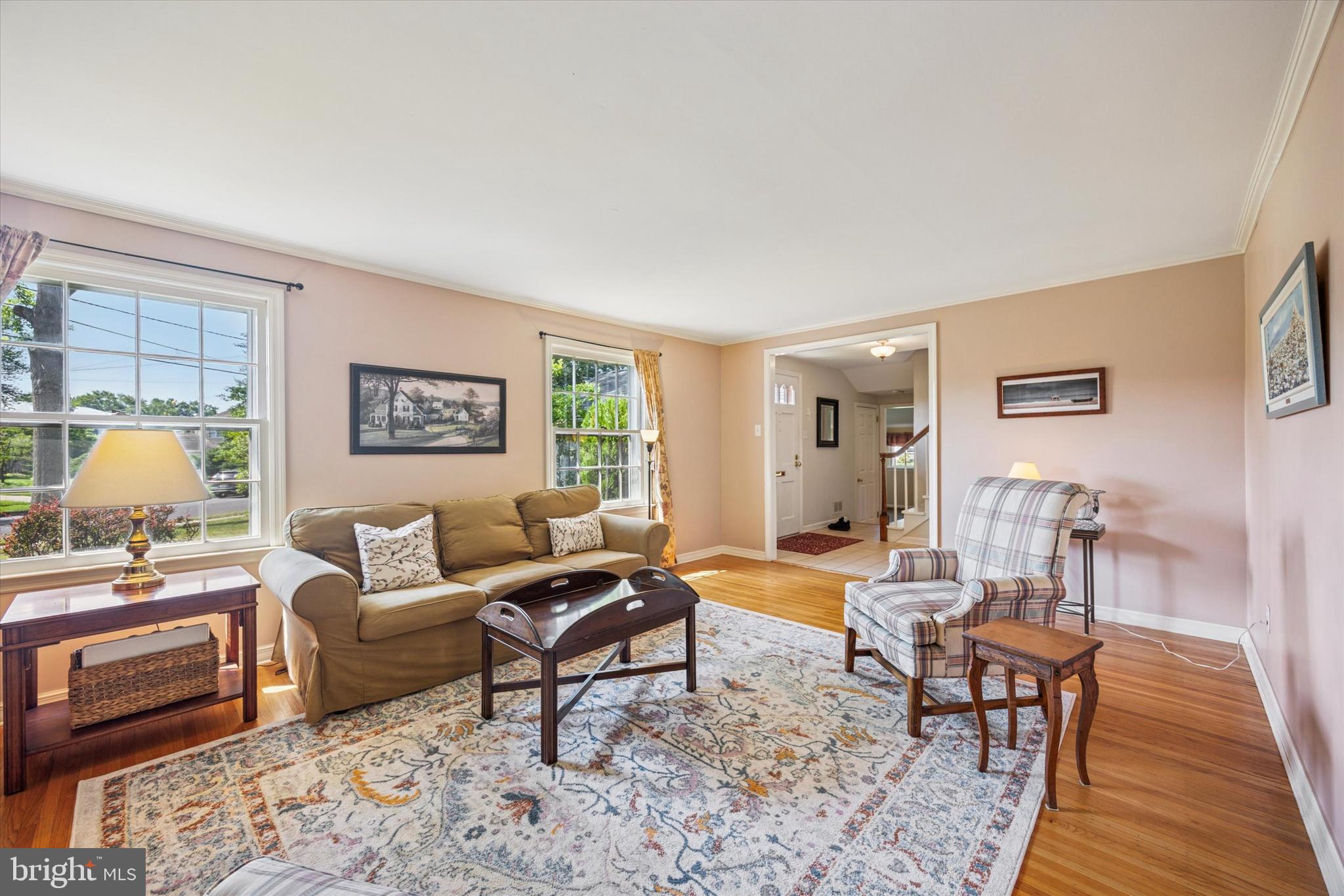 111 Wayside Drive Cherry Hill, NJ 08034 - Photo 3 of 28 a living room with furniture and a table