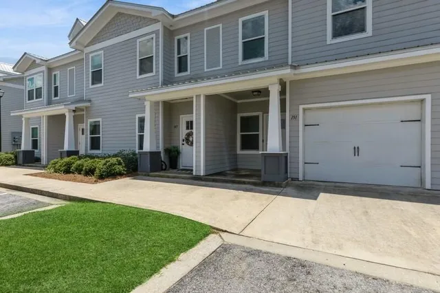 a house view with a outdoor space