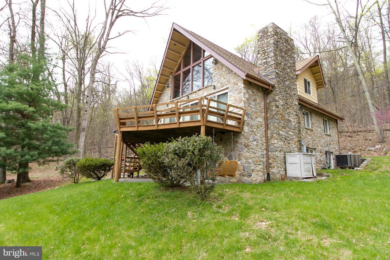 2746 Kaetzel Road Rohrersville, MD 21779 - Photo 1 of 30 Stone A-Frame Home on 21 Acres