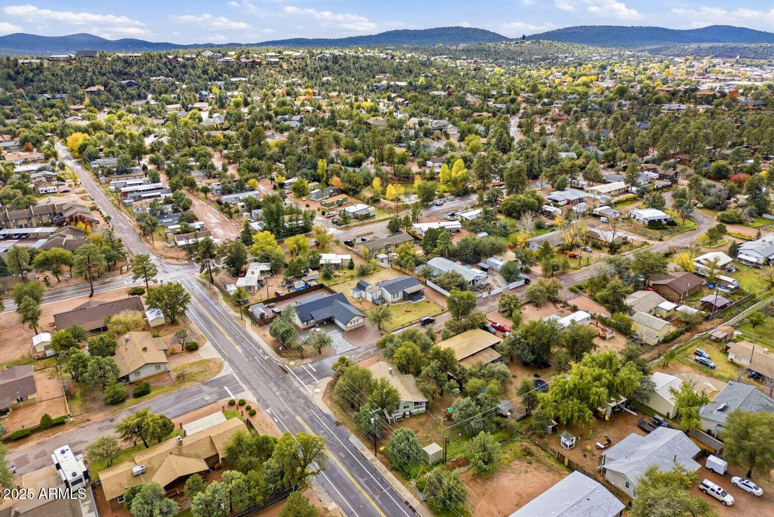 705 East Cherry Street Payson, AZ 85541 - Photo 31 of 35 an aerial view of residential houses with city view