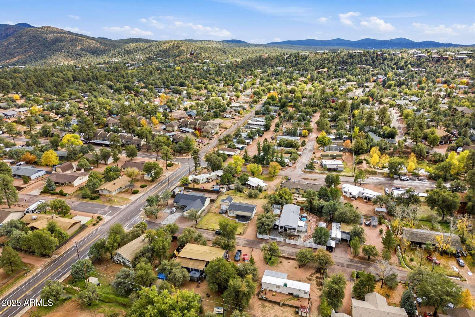 705 East Cherry Street Payson, AZ 85541 - Photo 32 of 35 an aerial view of residential houses with outdoor space