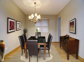 467 Sheffield Road Naperville, IL 60565 - Photo 4 of 19 a view of a dining room with furniture and chandelier