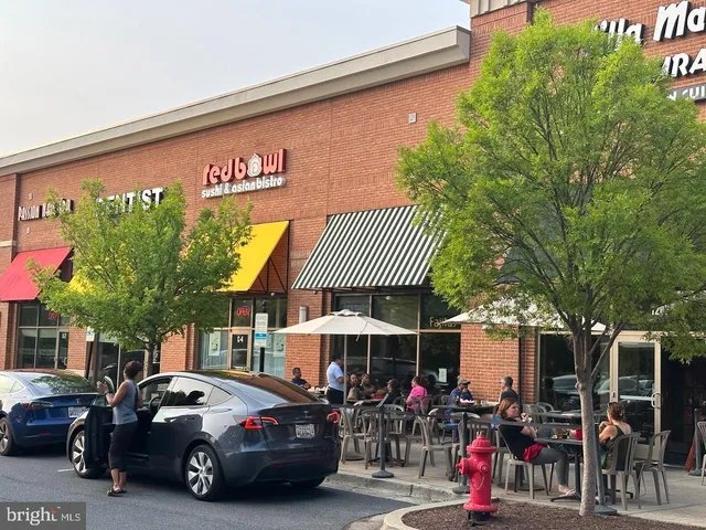 a car parked in front of a building