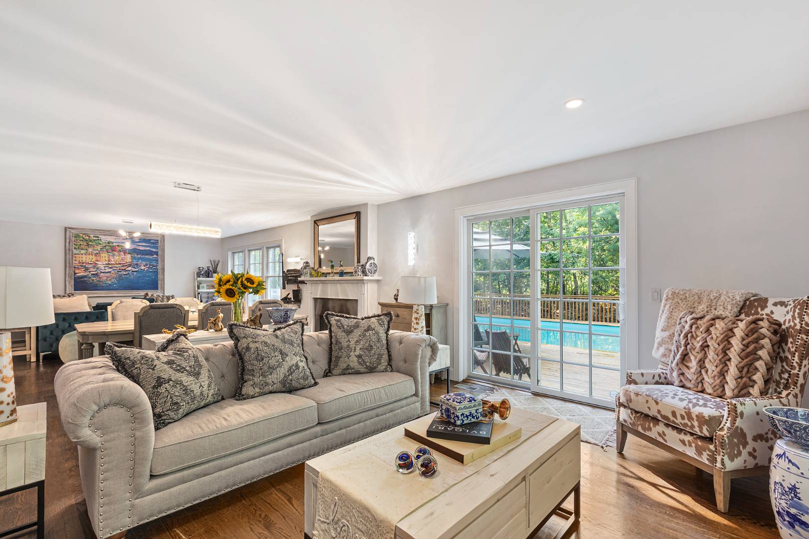 25 Old Sag Harbor Road Bridgehampton, NY 11963 - Photo 6 of 19 a living room with furniture and a window