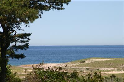 a view of an ocean beach