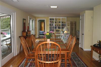Undisclosed Address Orleans, MA 02653 - Photo 5 of 9 a view of a dining room with furniture window and outside view
