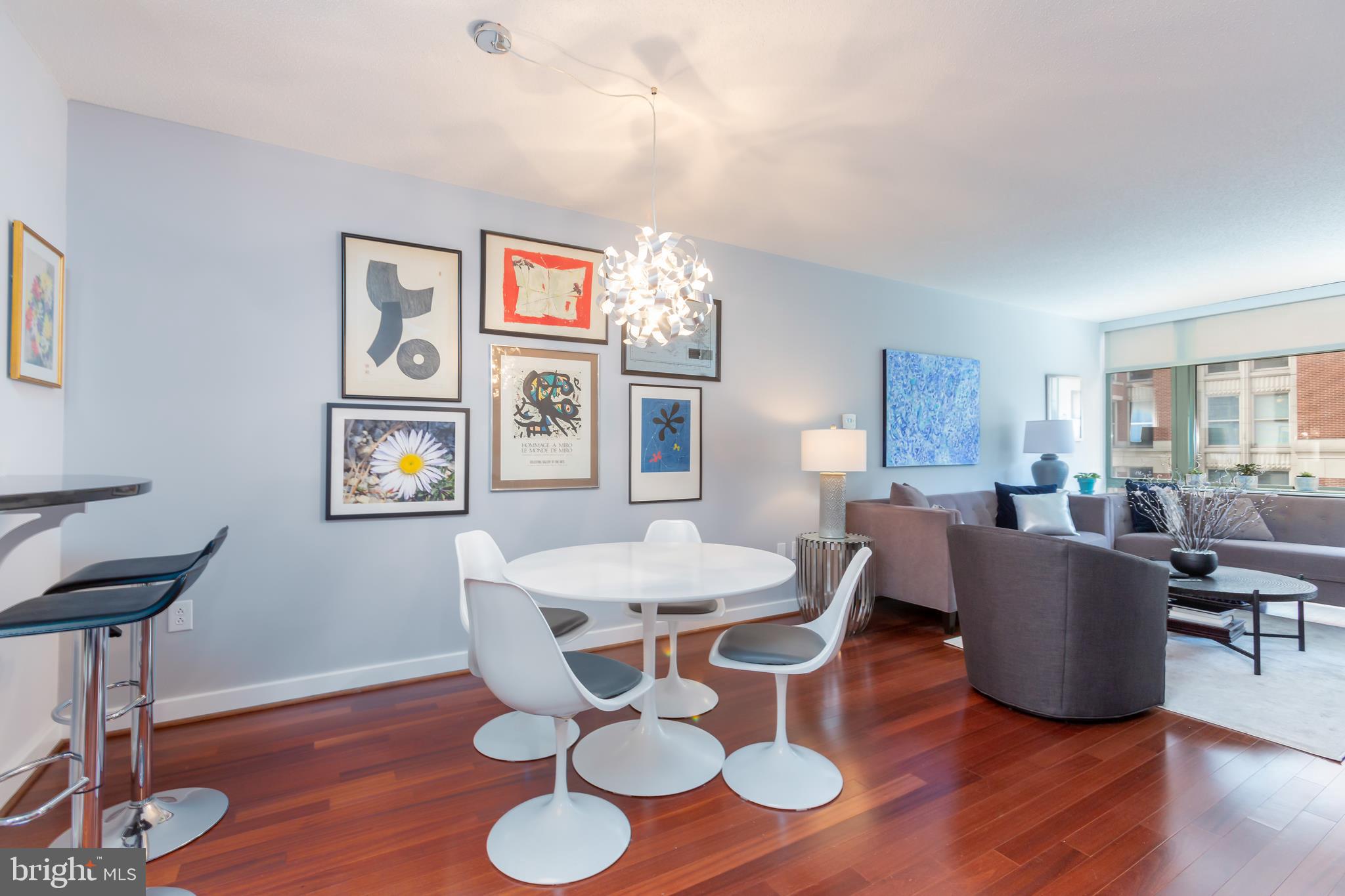 1150 K Street Northwest, Unit 706 Washington, DC 20005 - Photo 14 of 15 Living and Dining Area / Open Floor Plan