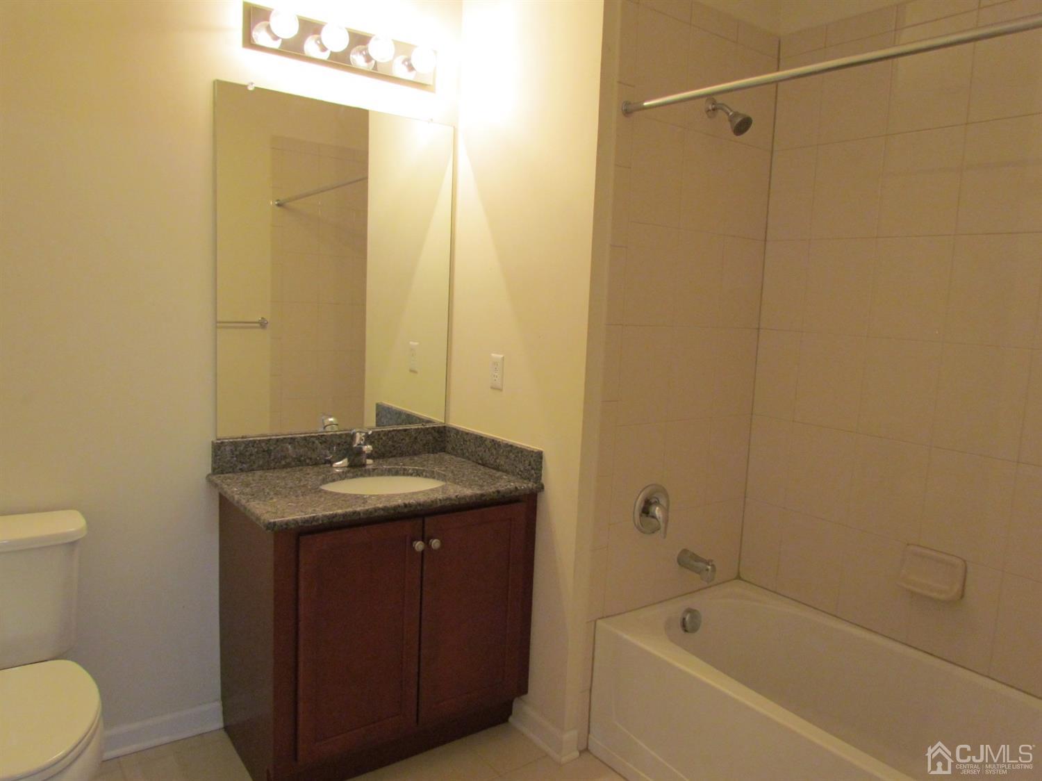 746 Strassle Way South Plainfield, NJ 07080 - Photo 19 of 25 a bathroom with a granite countertop sink toilet and shower