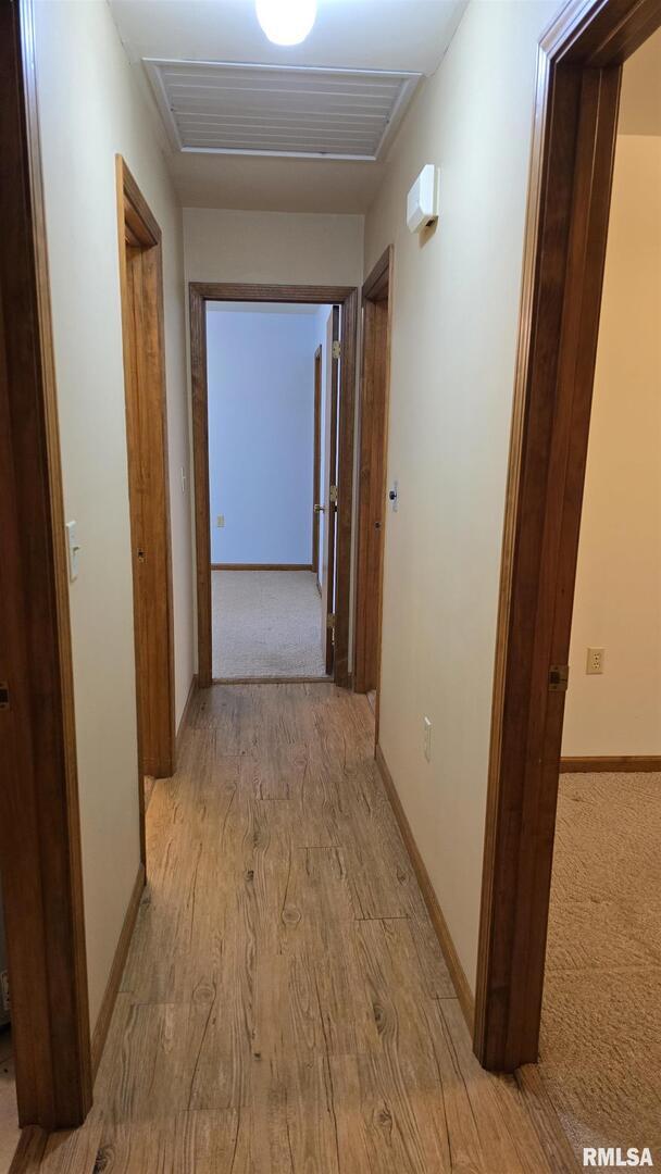 400 Old Broughton Road Eldorado, IL 62930 - Photo 18 of 28 a view of hallway with wooden floor