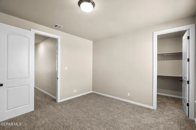 a view of an empty room