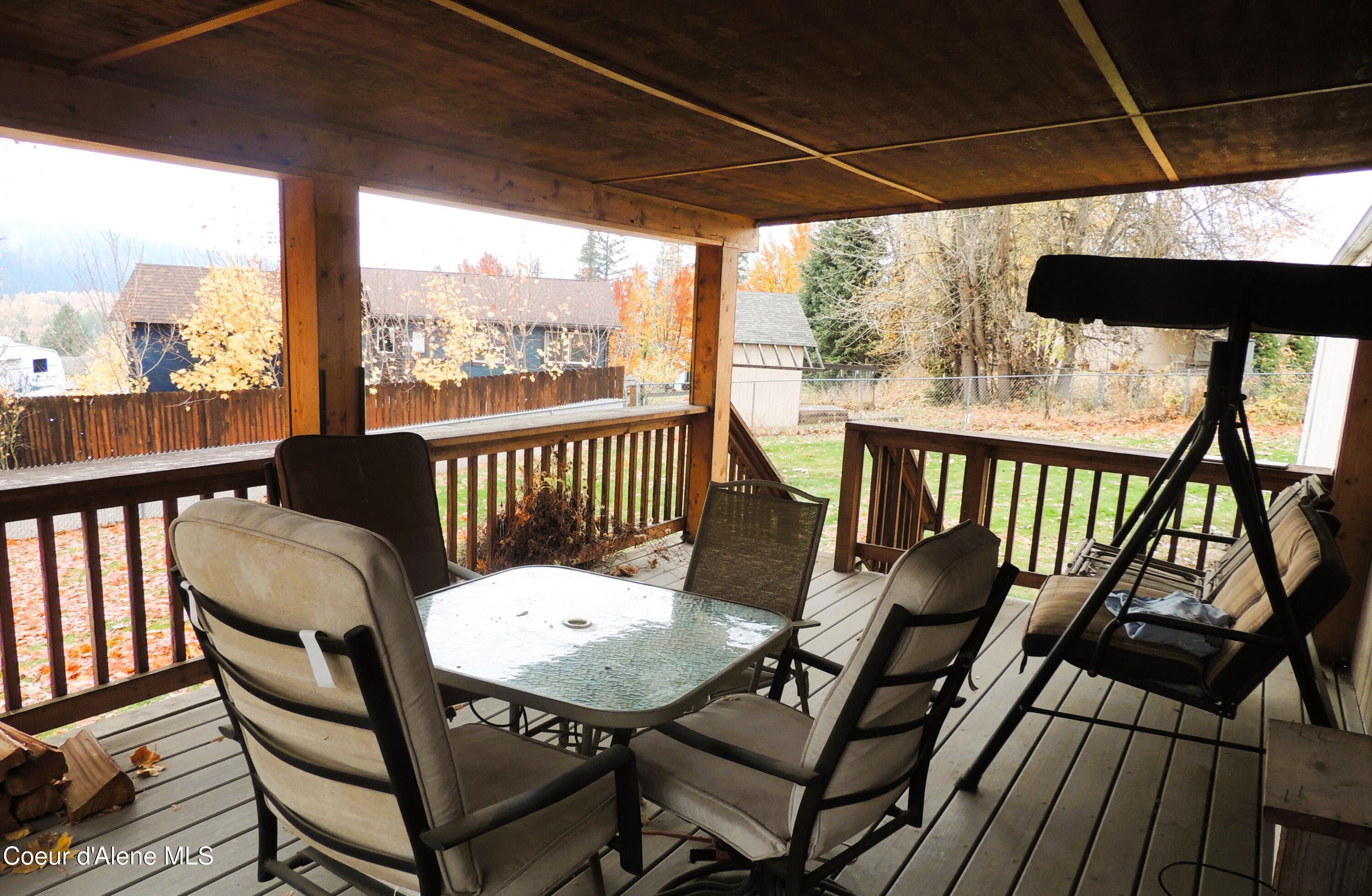 166 Garden Way St. Maries, ID 83861 - Photo 20 of 24 Covered Back Deck