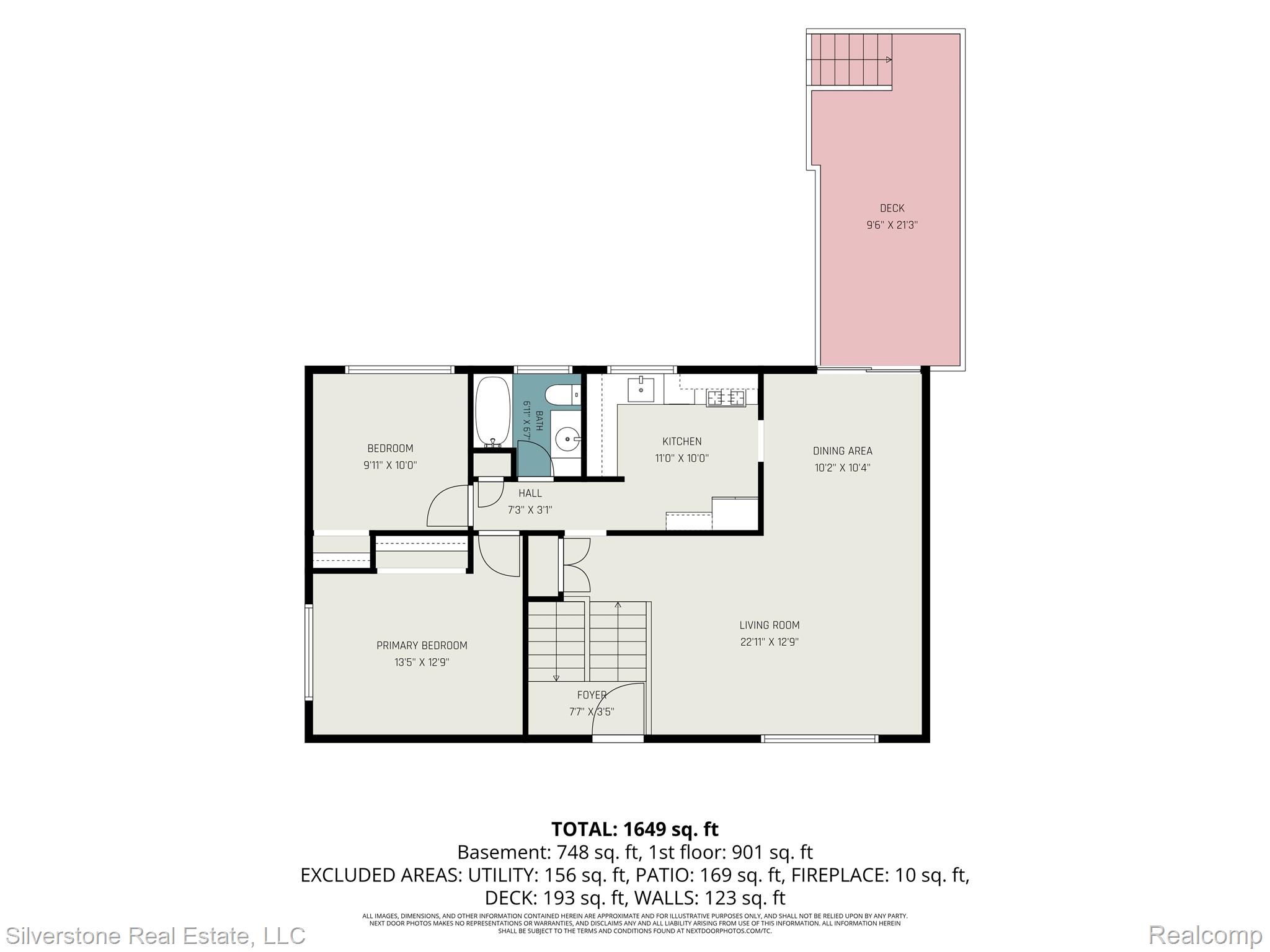 547 Reed Street Northville, MI 48167 - Photo 38 of 38 Floor plan