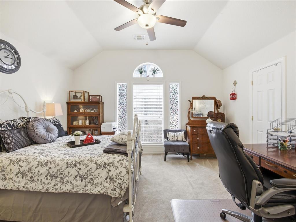321 Niki Road Paradise, TX 76073 - Photo 22 of 40 a bedroom with furniture and a large window