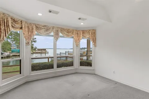 a view of workspace with window