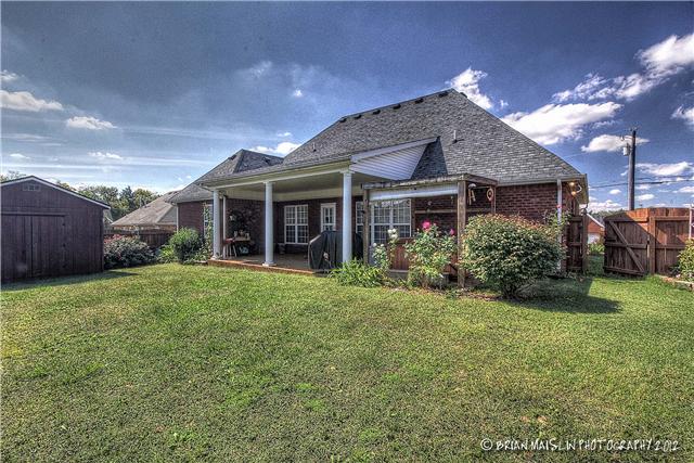809 Riata Court Smyrna, TN 37167 - Photo 19 of 20 Beautiful view of the back porch and privacy fenced yard!