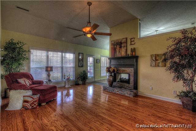 809 Riata Court Smyrna, TN 37167 - Photo 4 of 20 Living room has peek a boo fireplace