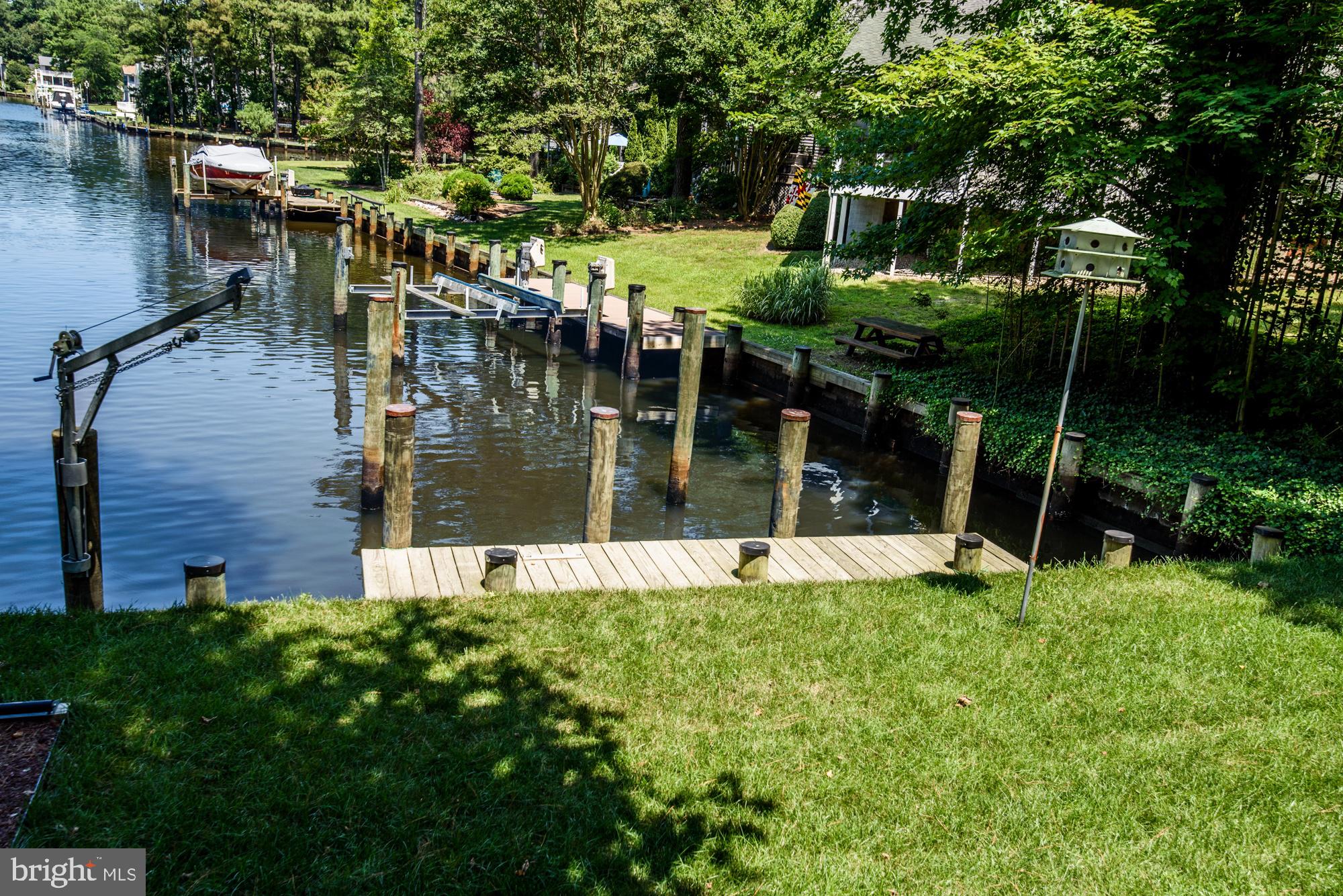 7 Battersea Road Ocean Pines, MD 21811 - Photo 9 of 99 New Dock, pilings and Jet ski lift