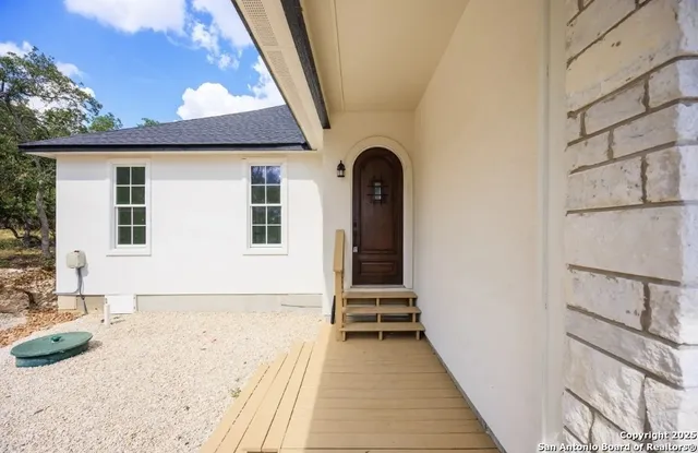 a view of a house with wooden floor