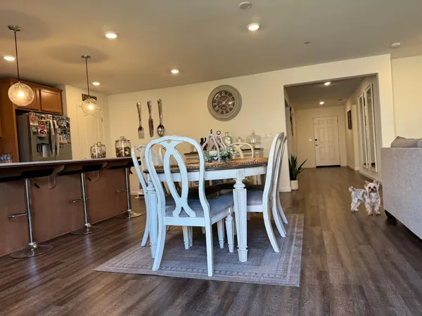 a room with view of cabinet and mirror
