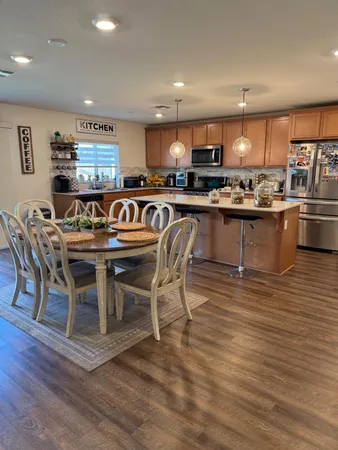 a view of a bathroom with mirror