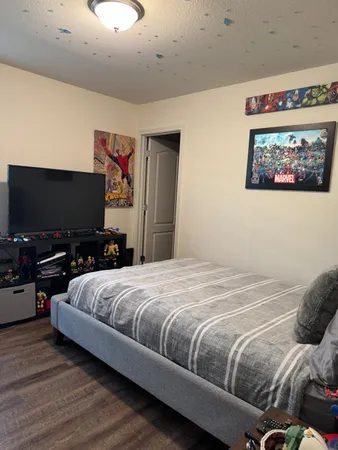 a view of kids room with toys