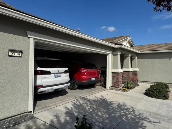 a view of a car garage door