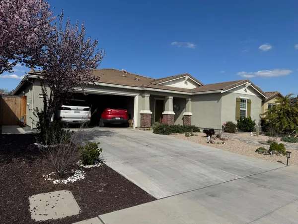 a view of a house with a patio