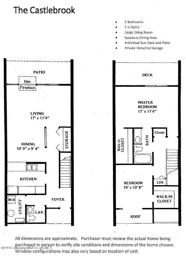 17 Locust Way Spring Lake Heights, NJ 07762 - Photo 10 of 10 Castlebrook Floor Plan