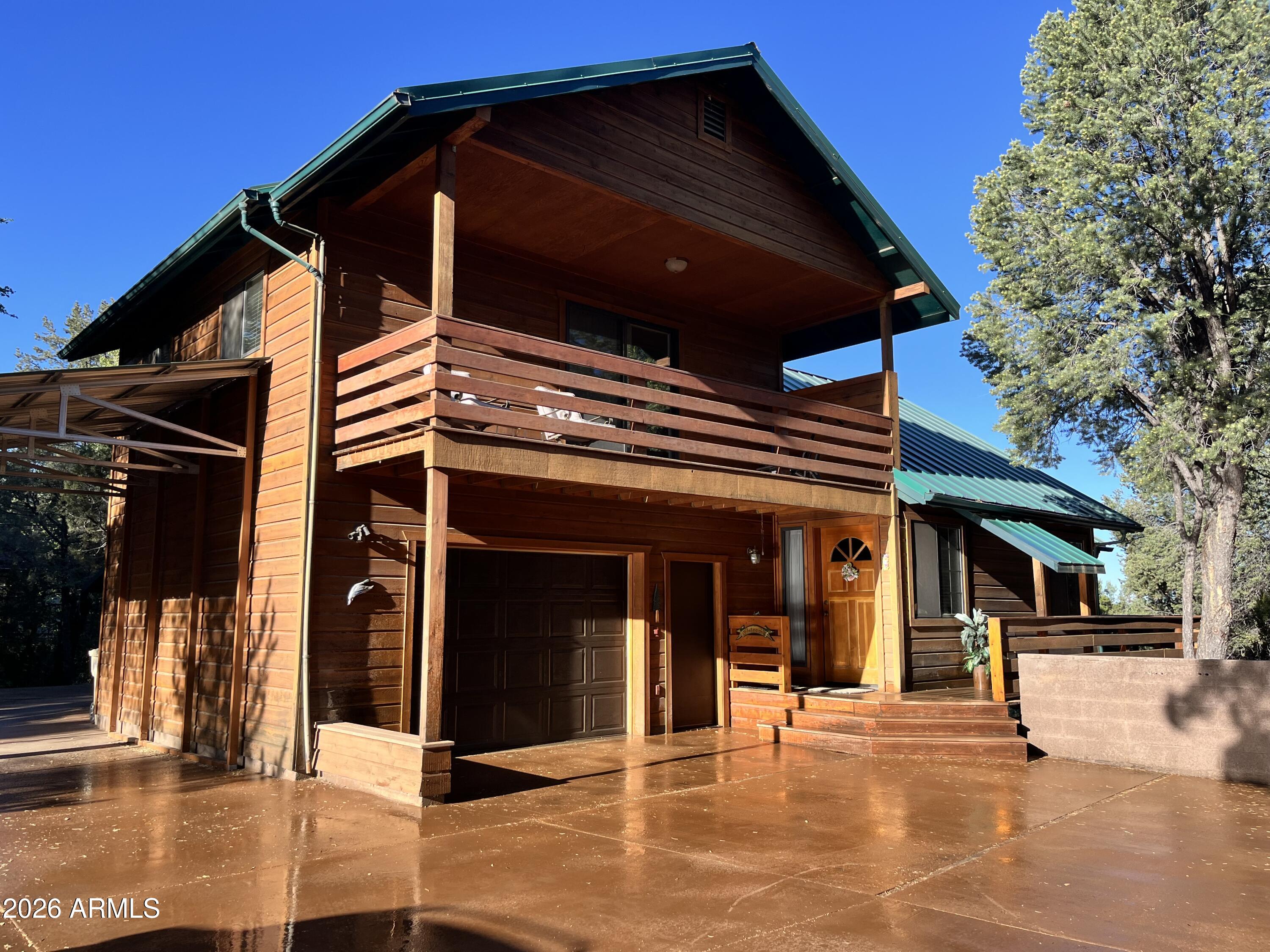 a view of a house with shower